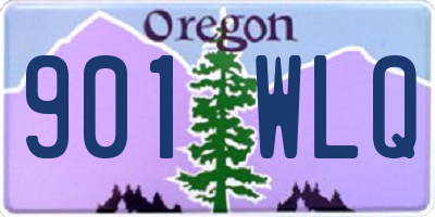 OR license plate 901WLQ