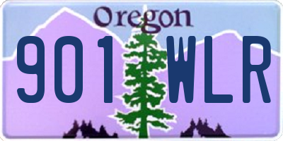 OR license plate 901WLR