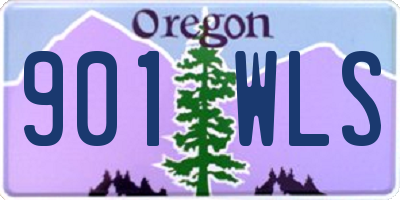 OR license plate 901WLS