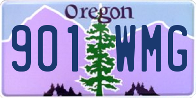 OR license plate 901WMG