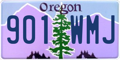 OR license plate 901WMJ
