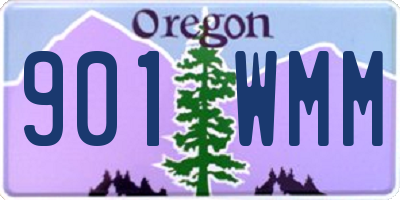 OR license plate 901WMM