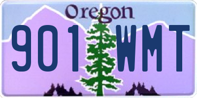 OR license plate 901WMT