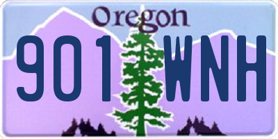 OR license plate 901WNH