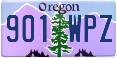 OR license plate 901WPZ