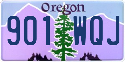 OR license plate 901WQJ