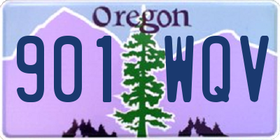 OR license plate 901WQV