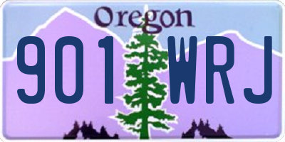 OR license plate 901WRJ