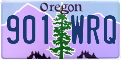 OR license plate 901WRQ