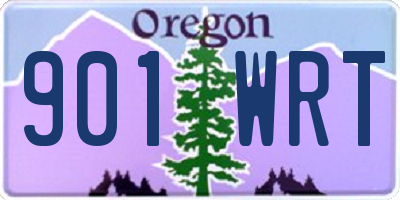 OR license plate 901WRT