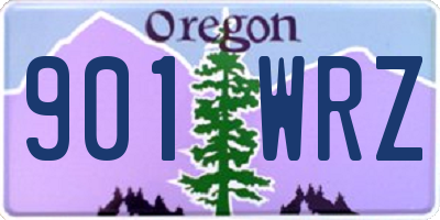 OR license plate 901WRZ