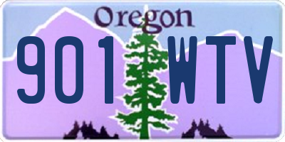 OR license plate 901WTV
