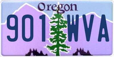 OR license plate 901WVA