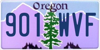 OR license plate 901WVF
