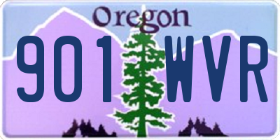 OR license plate 901WVR