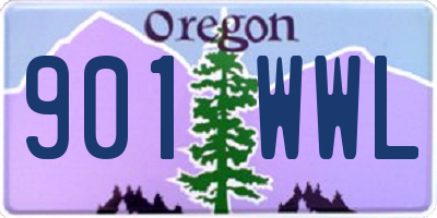 OR license plate 901WWL