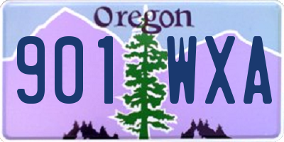 OR license plate 901WXA