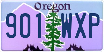 OR license plate 901WXP
