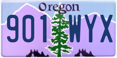 OR license plate 901WYX