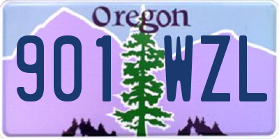 OR license plate 901WZL