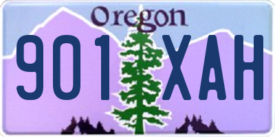 OR license plate 901XAH