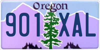 OR license plate 901XAL