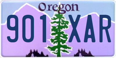 OR license plate 901XAR