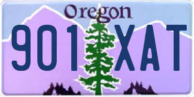 OR license plate 901XAT