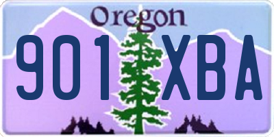 OR license plate 901XBA