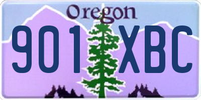 OR license plate 901XBC