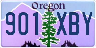 OR license plate 901XBY