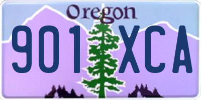 OR license plate 901XCA