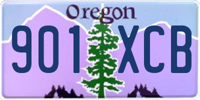 OR license plate 901XCB