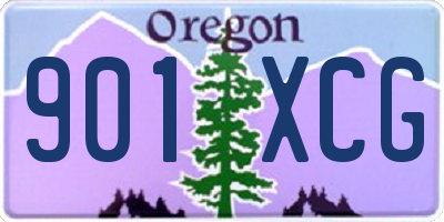 OR license plate 901XCG