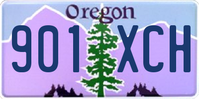 OR license plate 901XCH