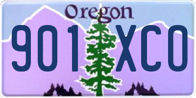 OR license plate 901XCO