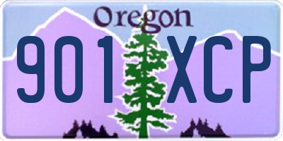 OR license plate 901XCP