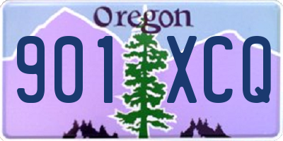 OR license plate 901XCQ
