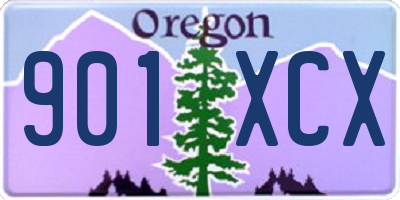 OR license plate 901XCX