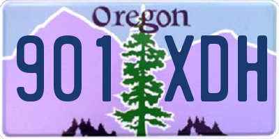 OR license plate 901XDH