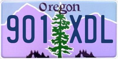 OR license plate 901XDL
