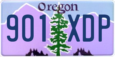 OR license plate 901XDP
