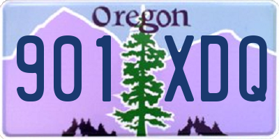 OR license plate 901XDQ