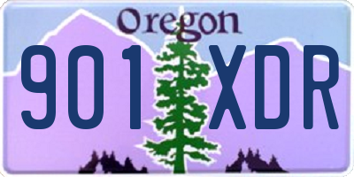 OR license plate 901XDR
