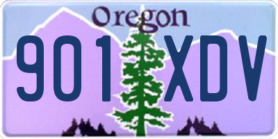 OR license plate 901XDV