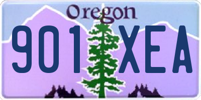 OR license plate 901XEA