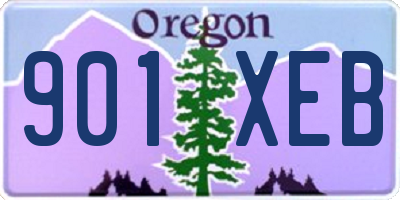 OR license plate 901XEB