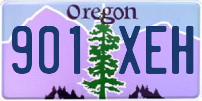 OR license plate 901XEH