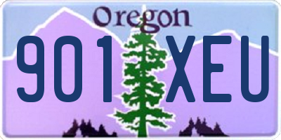 OR license plate 901XEU