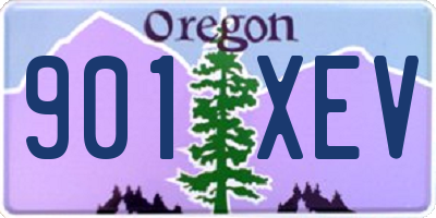 OR license plate 901XEV